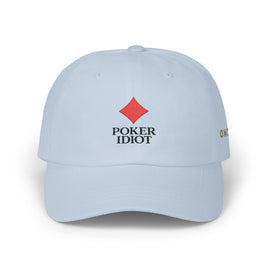 Poker Idiot Dad Cap – Diamond Logo / “OMC” Side Embroidery – Old Man Coffee Poker Hat