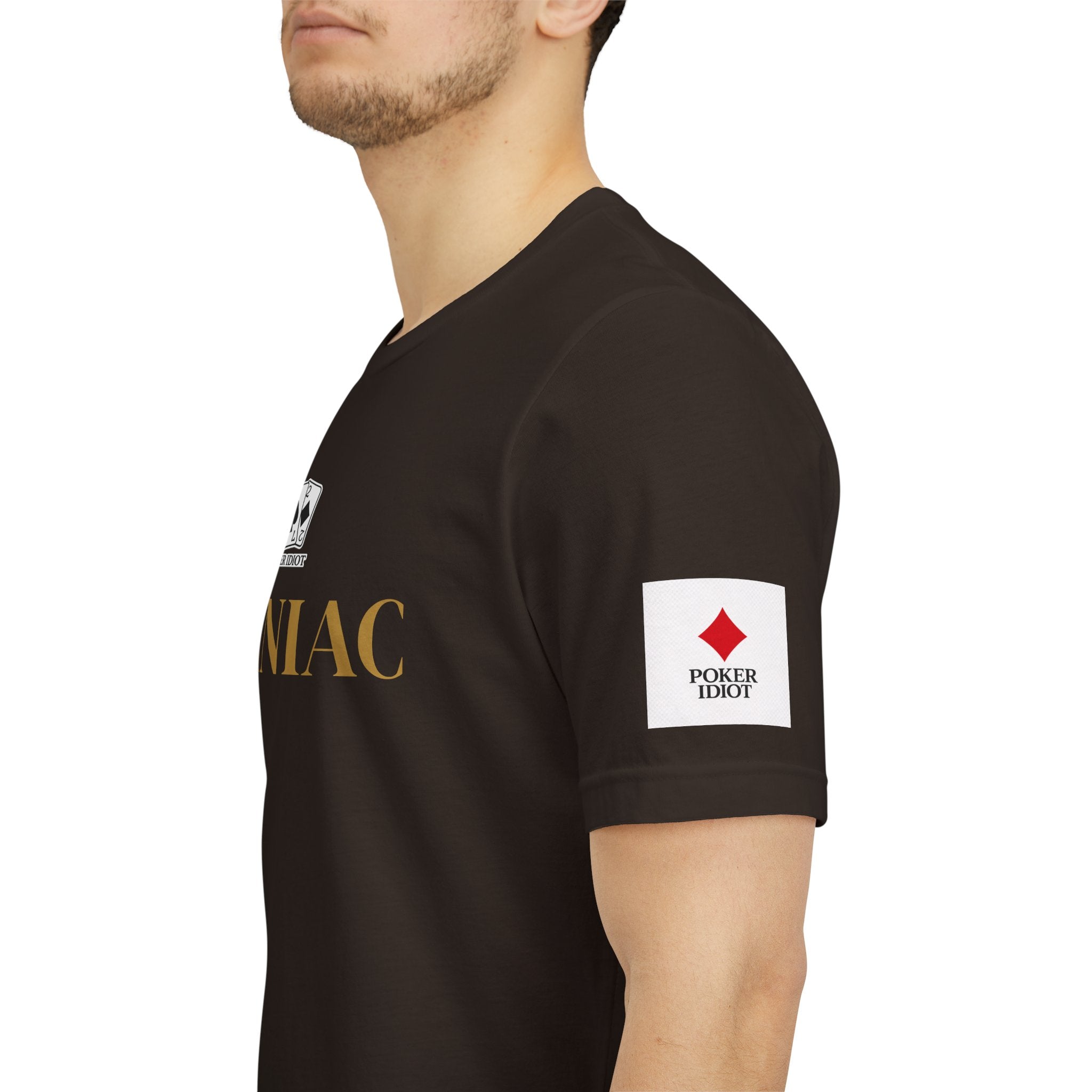 Poker Idiot “MANIAC” Tee — Poker Player Archetype Series
