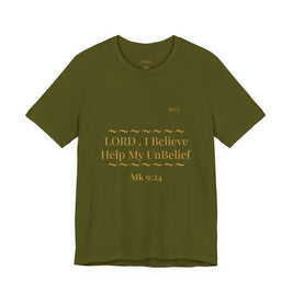 Mark 9:24 “Help My Unbelief” Tee/Bible verse