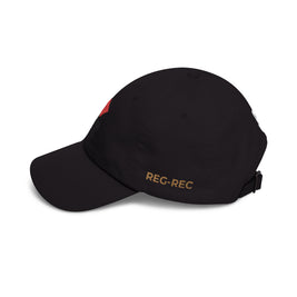 Poker Idiot Dad Cap – Diamond Logo / “REC-REC” Side Embroidery – Poker Insider Streetwear Hat