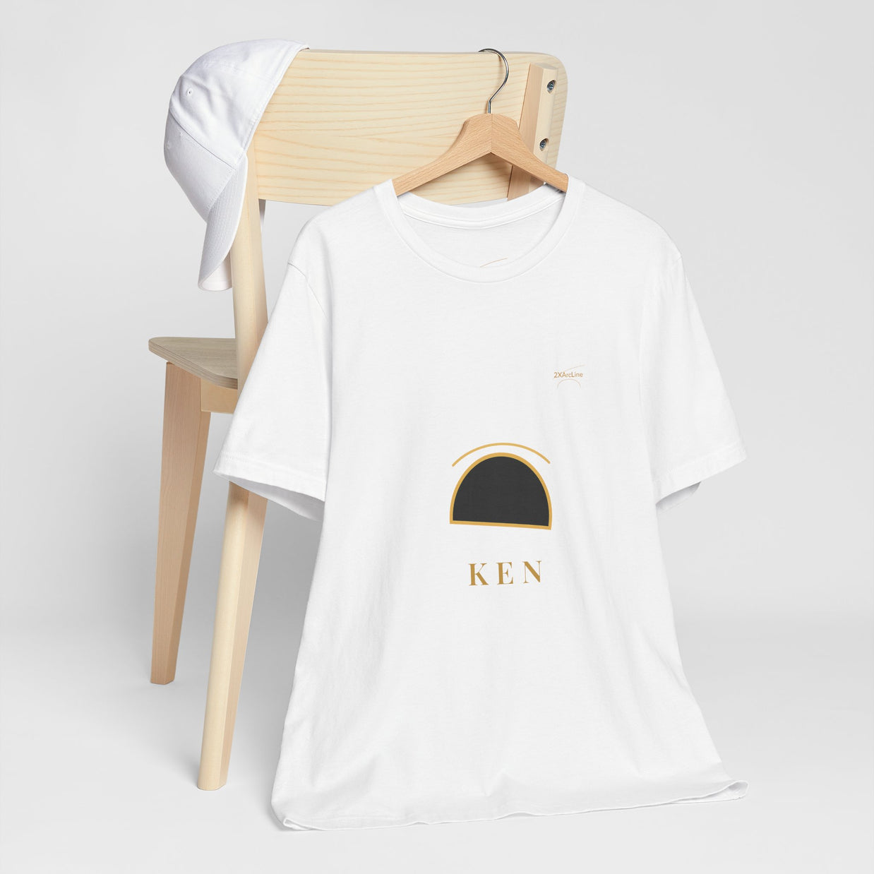 2XArcLine  Minimalist 'KEN' Graphic Tee