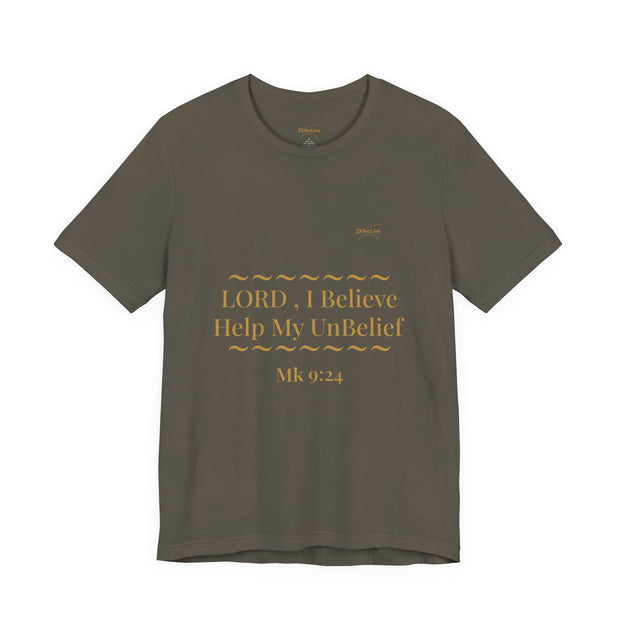 Mark 9:24 “Help My Unbelief” Tee/Bible verse