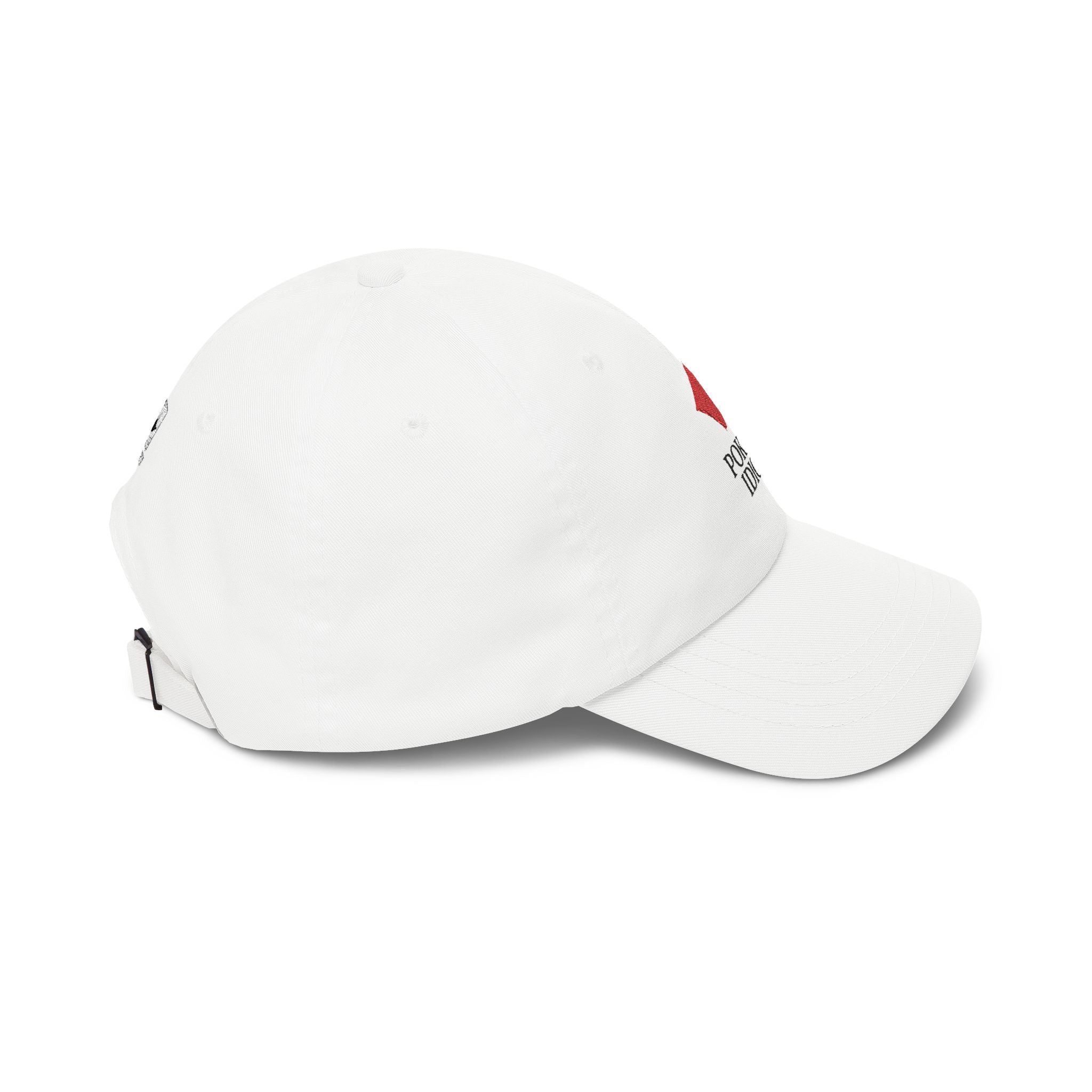 Poker Idiot Dad Cap – Diamond Logo / “WHALE” Side Embroidery – High Roller Poker Streetwear Hat
