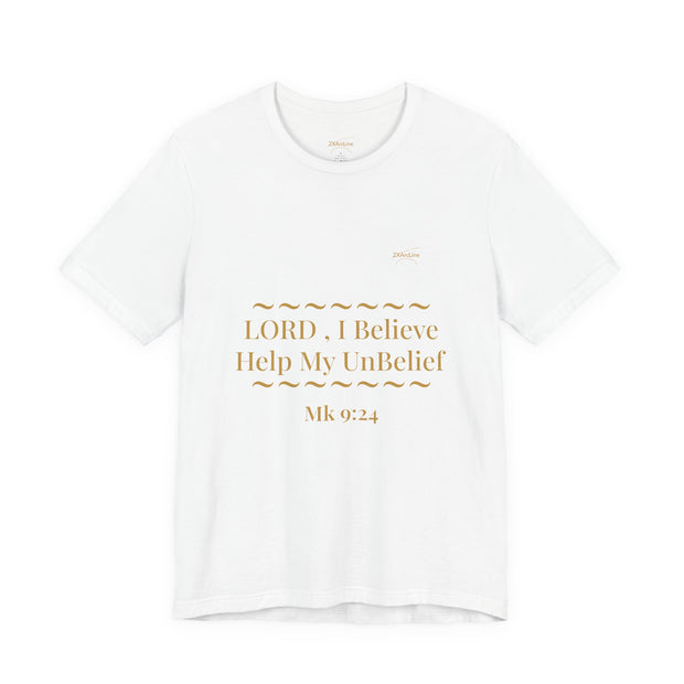 Mark 9:24 “Help My Unbelief” Tee/Bible verse