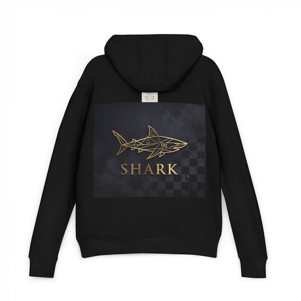 SHARK — Geometric Gold Poker Hoodie