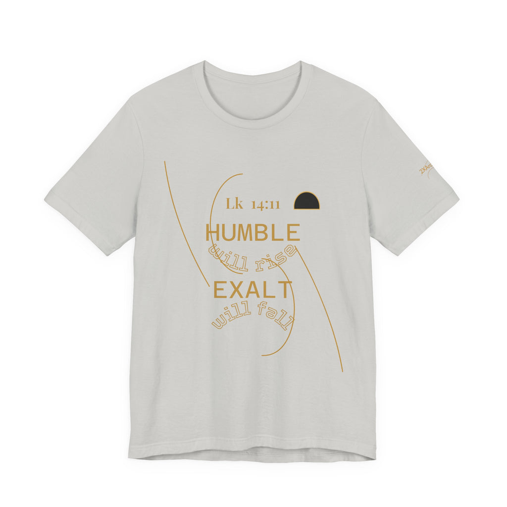 2XArcLine Luke 14:11 “Humble & Exalted” Tee/Bible verse