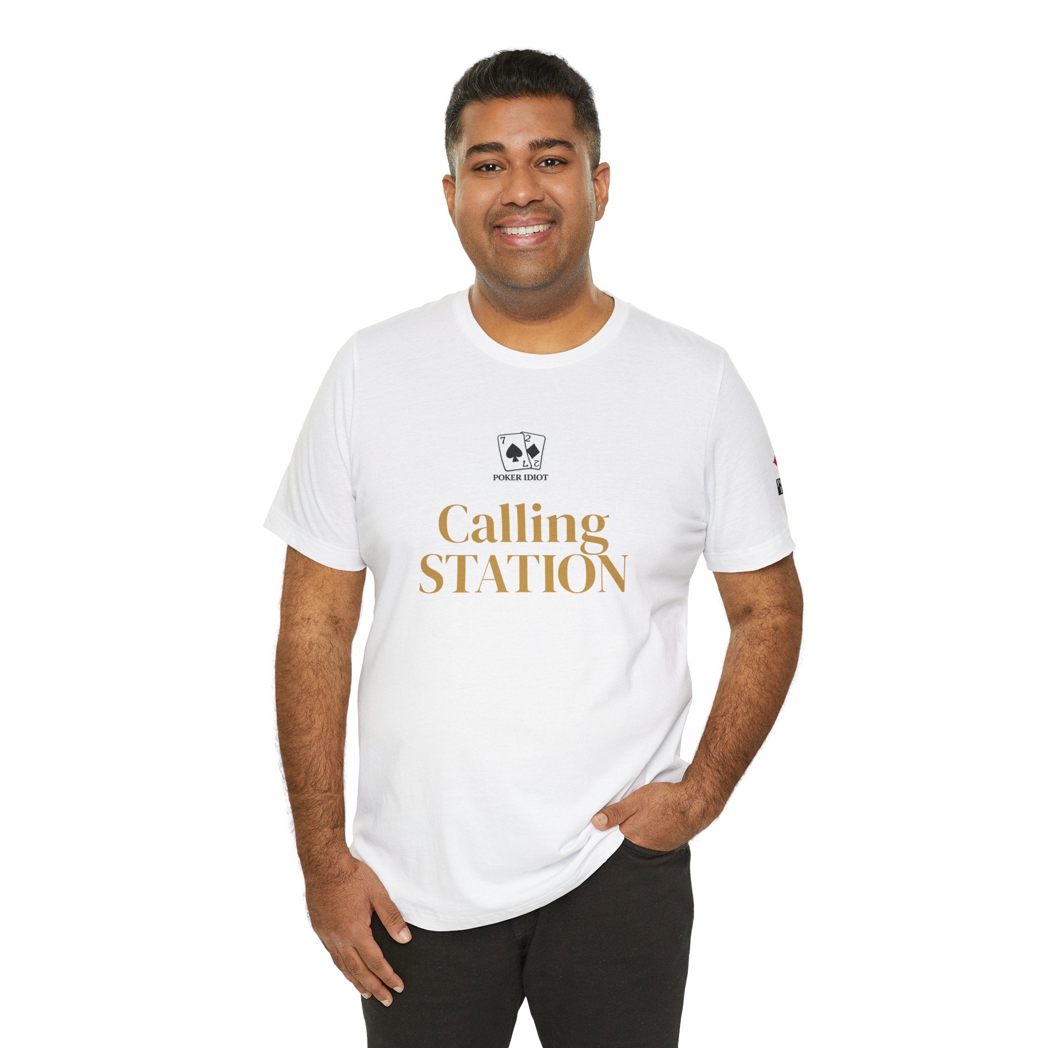 Poker Idiot “CALLING STATION” Tee — Poker Player Archetype Series