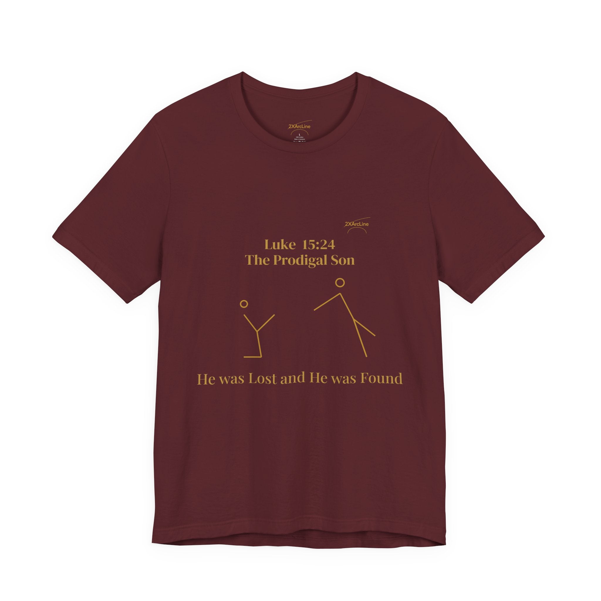 Luke 15:24 “Lost & Found” Tee/Bible Verse