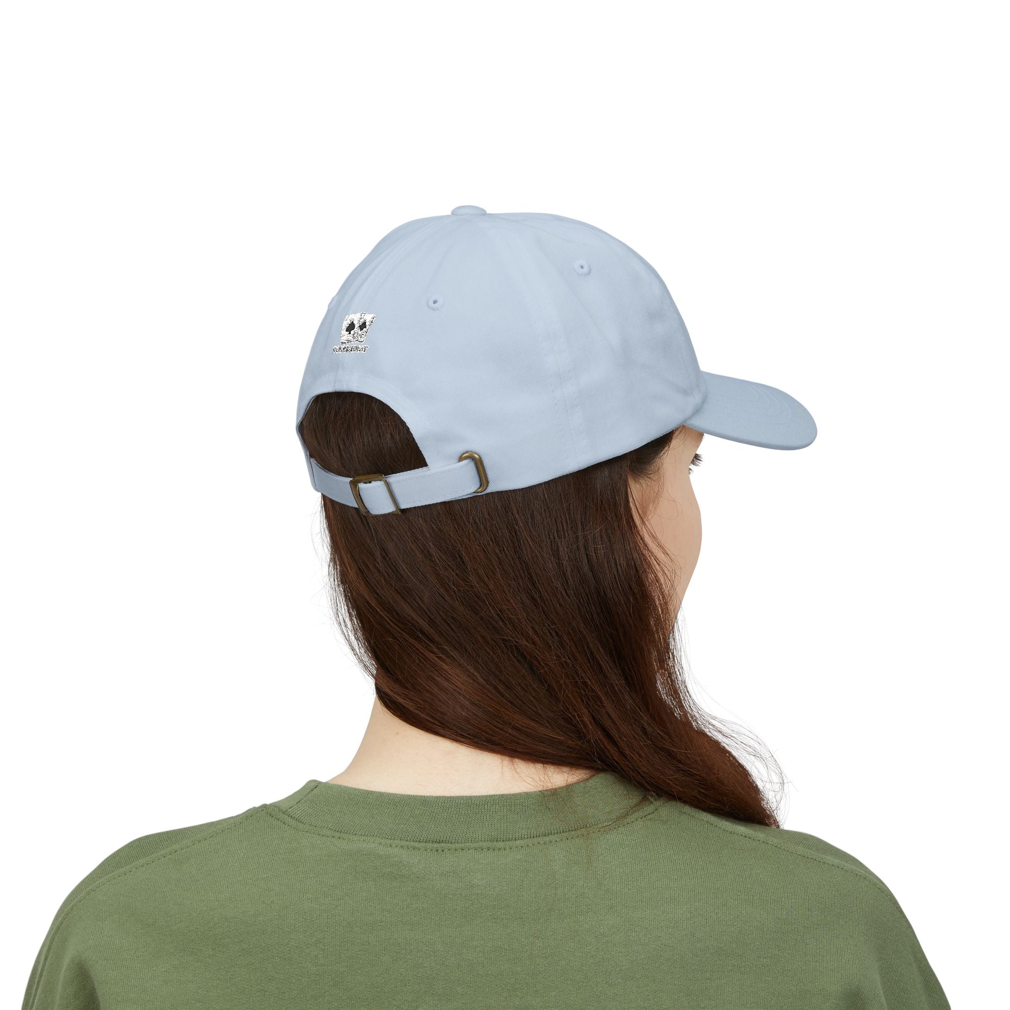 Poker Idiot Dad Cap – Diamond Logo / “OMC” Side Embroidery – Old Man Coffee Poker Hat