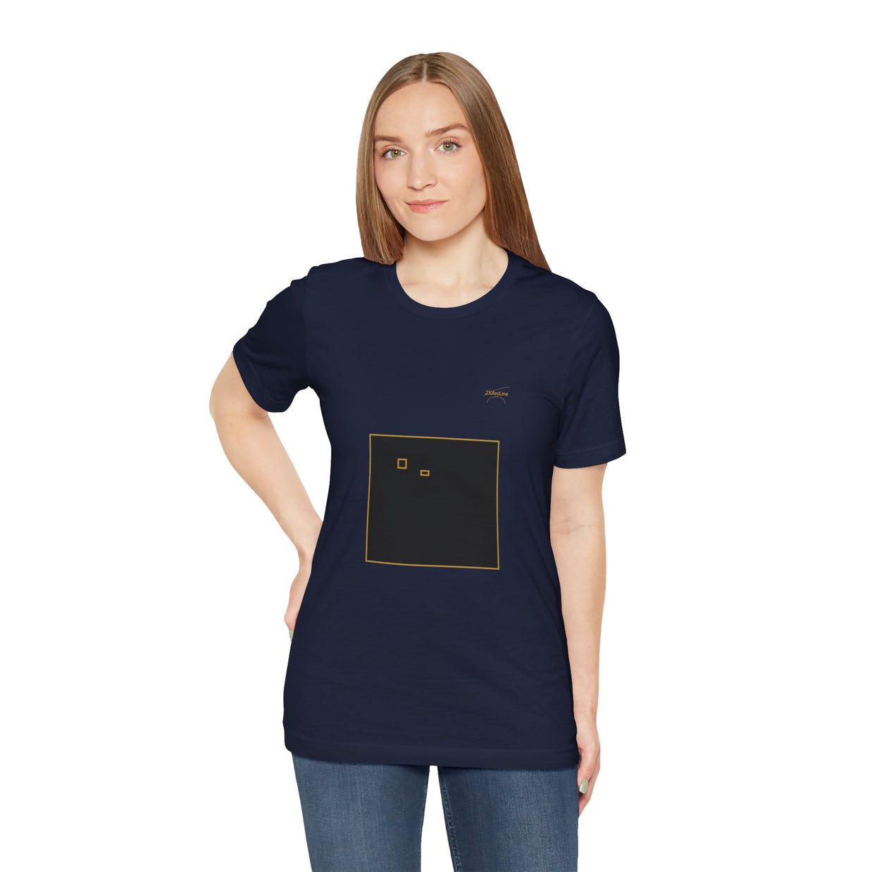 2XArcLine-Square/Geometry Tee