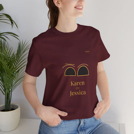 2XArcLine Minimalist(Karen =Jessica) Tee