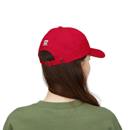 Poker Idiot Dad Cap – Diamond Logo / “GRINDER” Side Embroidery – Poker Player Hat