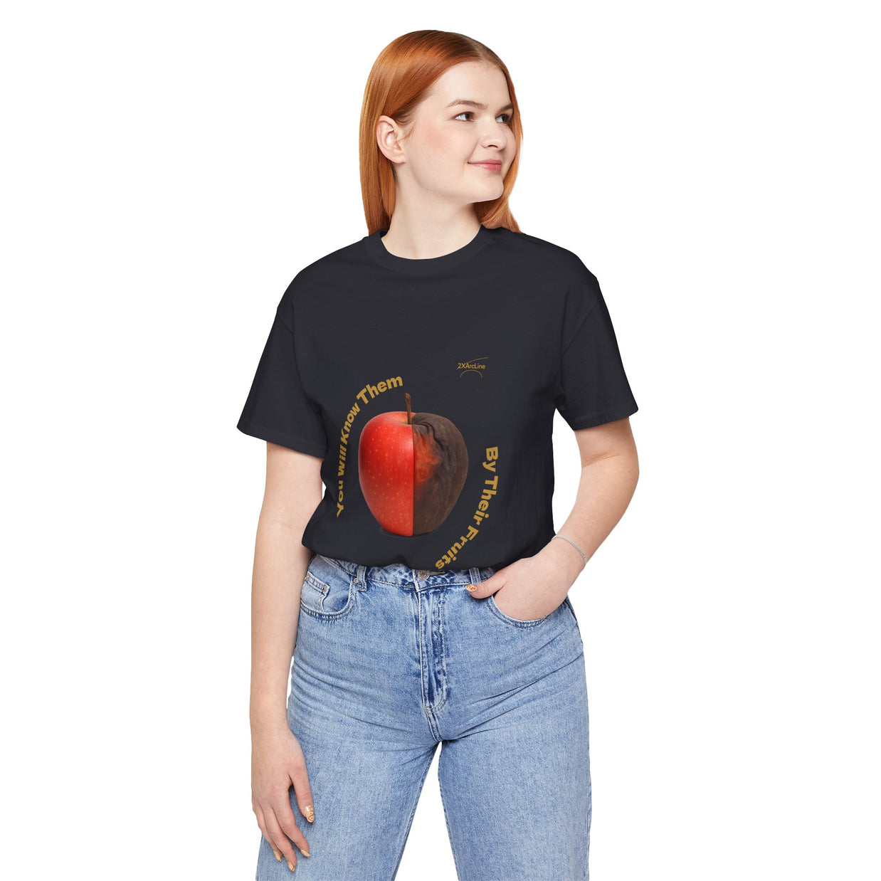 Matthew 7:16 “By Their Fruits” Tee/Bible verse