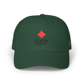 Poker Idiot Dad Cap – Diamond Logo / “NIT” Side Embroidery – Poker Streetwear Hat