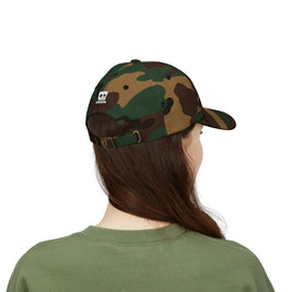 Poker Idiot Dad Cap – Diamond Logo / “AGGRO” Side Embroidery – Poker Streetwear Hat