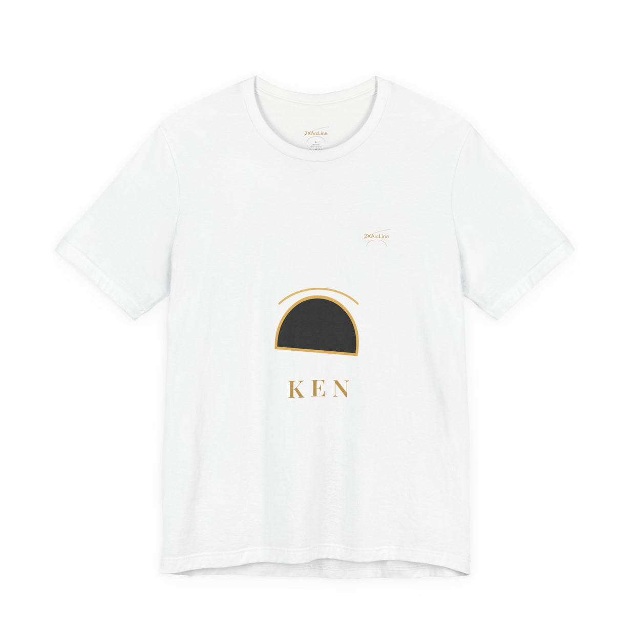2XArcLine  Minimalist 'KEN' Graphic Tee