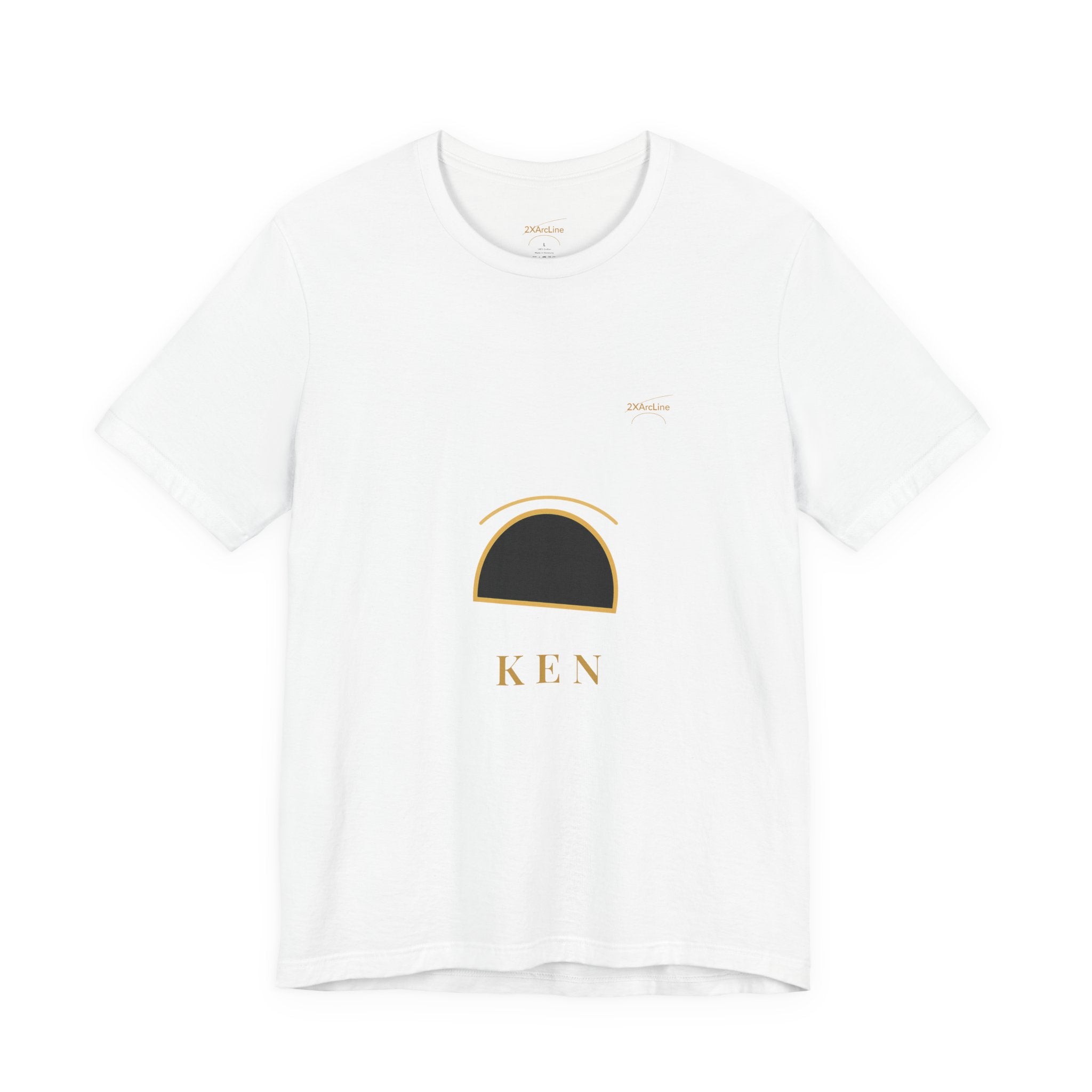 2XArcLine  Minimalist 'KEN' Graphic Tee