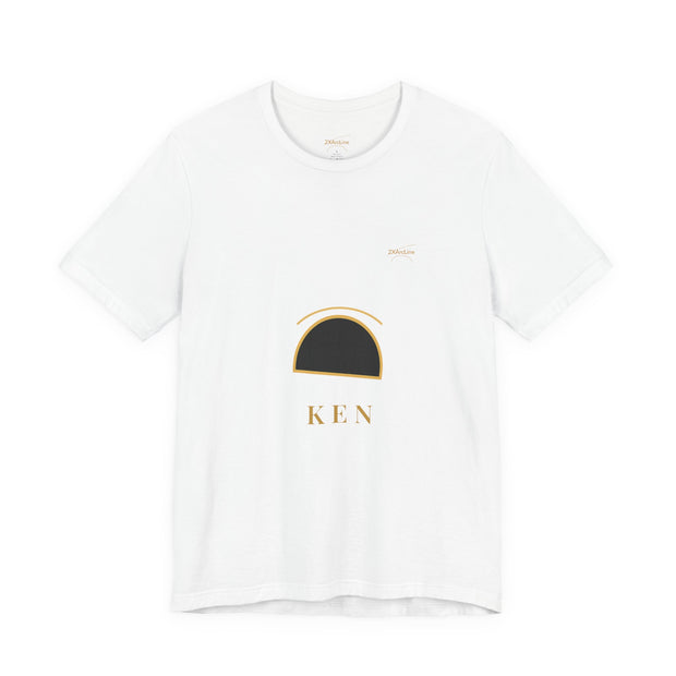 2XArcLine  Minimalist 'KEN' Graphic Tee