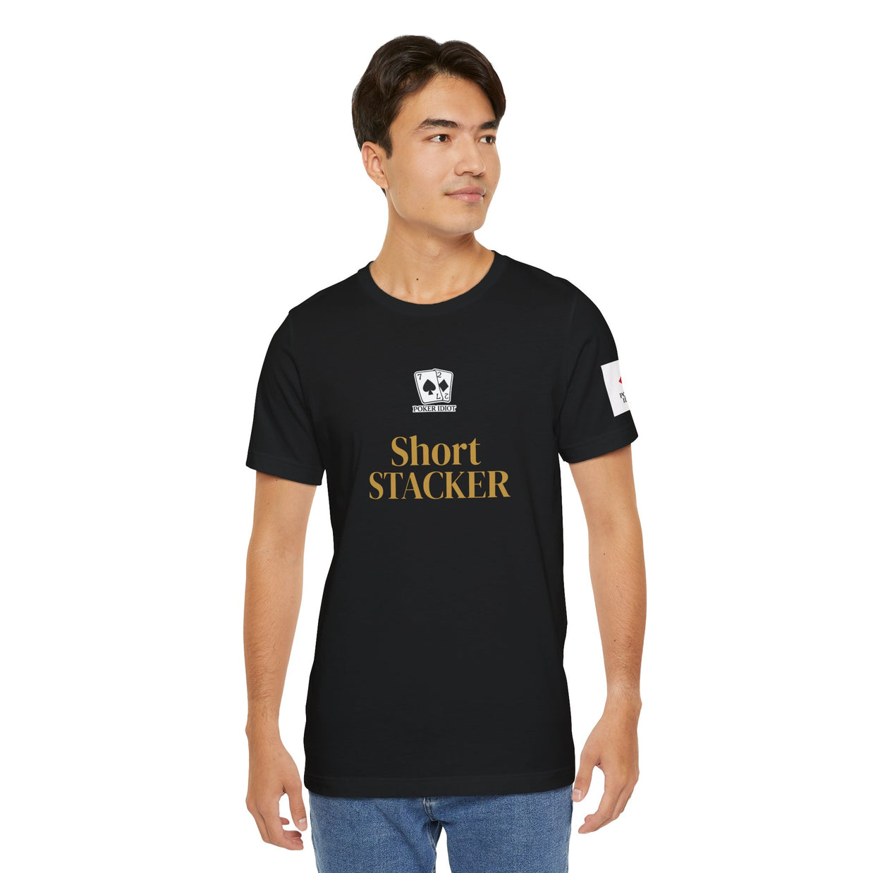 Poker Idiot “SHORT STACKER” Tee — Poker Player Archetype Series