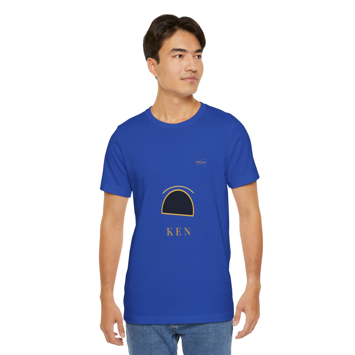 2XArcLine  Minimalist 'KEN' Graphic Tee