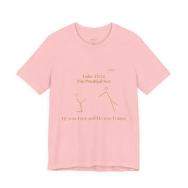 Luke 15:24 “Lost & Found” Tee/Bible Verse