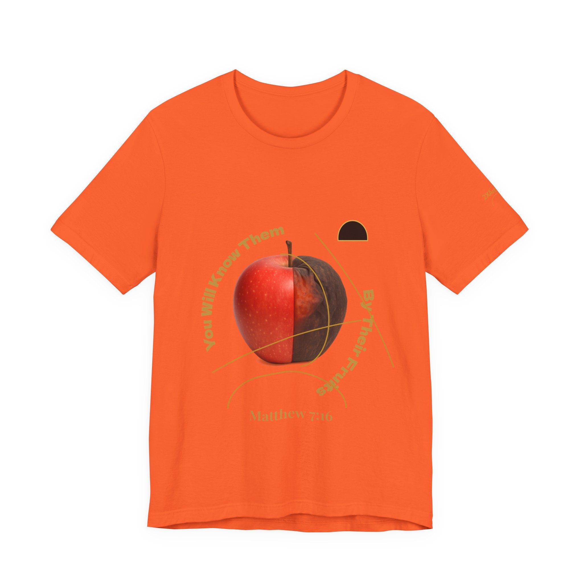 2XArcLine Matthew 7:16 “By Their Fruits” Tee/Bible verse