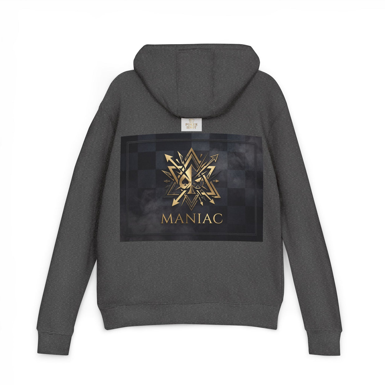 MANIAC — Geometric Gold Poker Hoodie