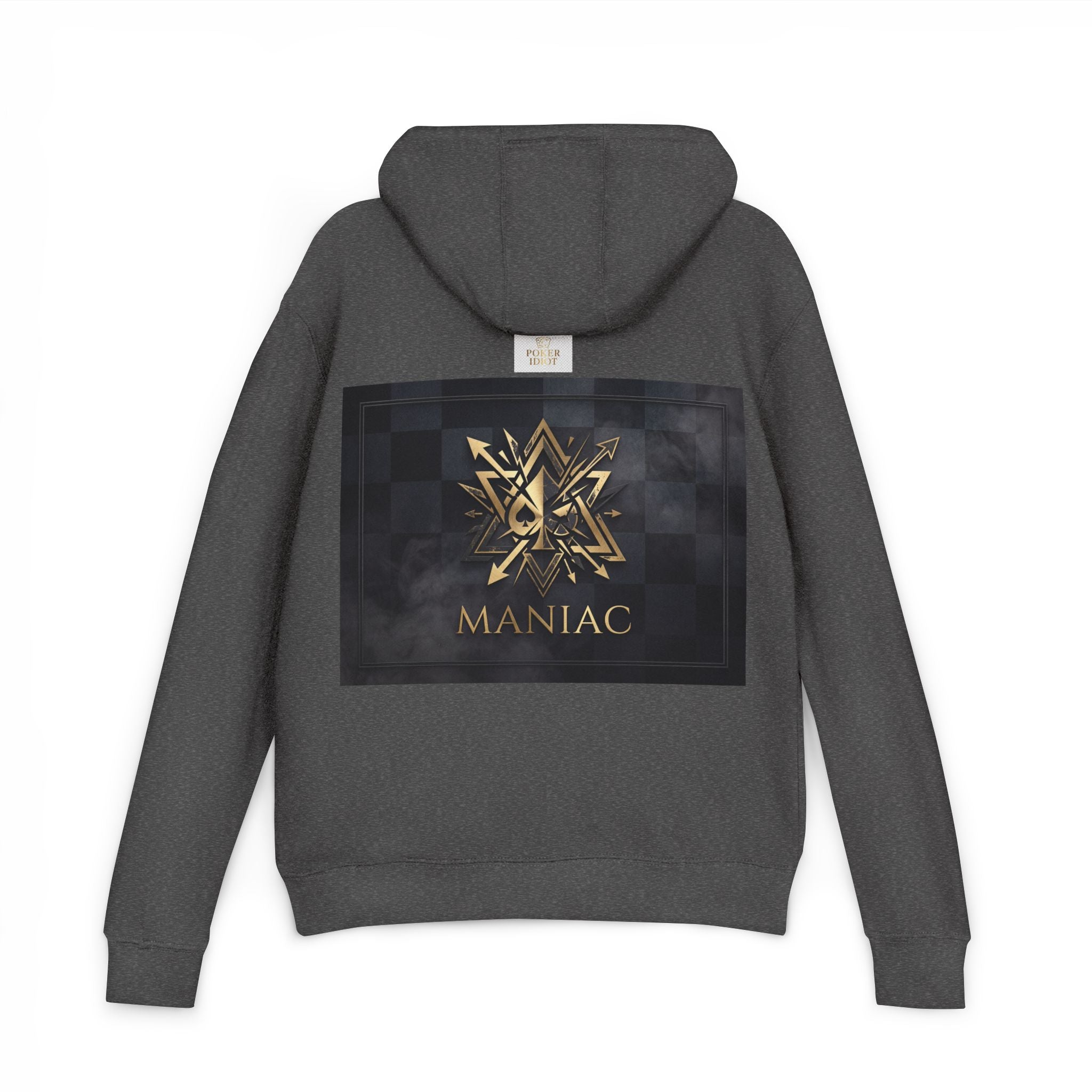 MANIAC — Geometric Gold Poker Hoodie