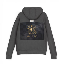 MANIAC — Geometric Gold Poker Hoodie