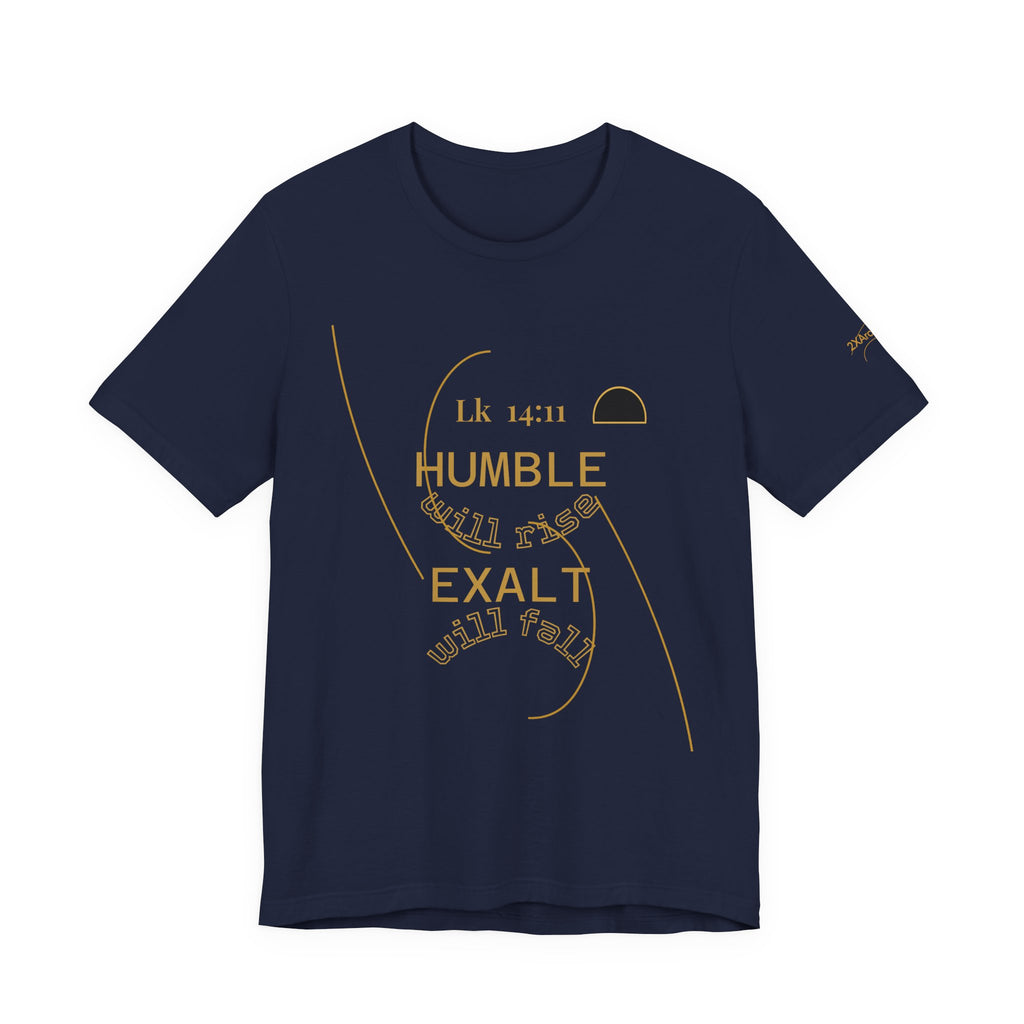 2XArcLine Luke 14:11 “Humble & Exalted” Tee/Bible verse