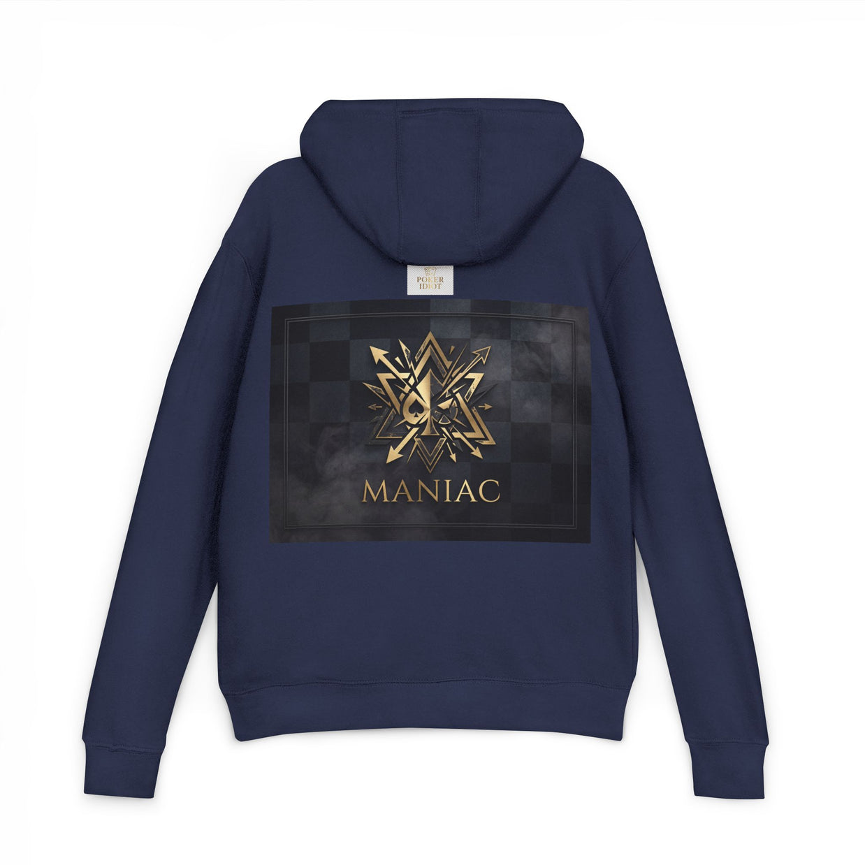 MANIAC — Geometric Gold Poker Hoodie