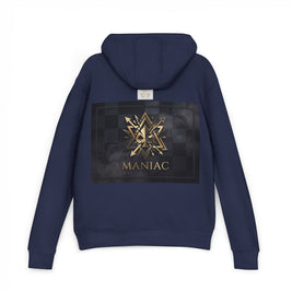 MANIAC — Geometric Gold Poker Hoodie