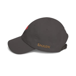 Poker Idiot Dad Cap – Diamond Logo / “SHARK” Side Embroidery – Premium Poker Streetwear Hat