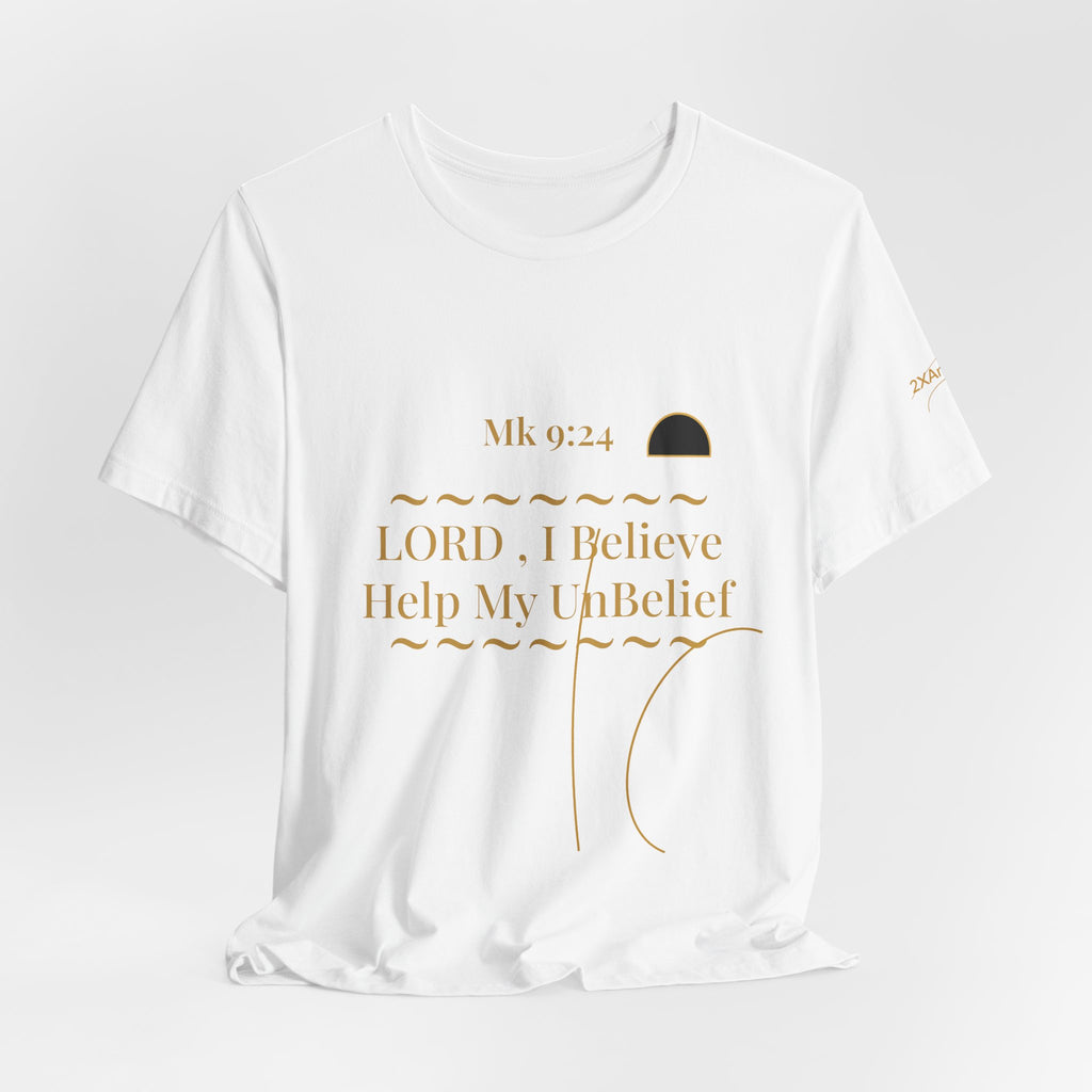2XArcLine Mark 9:24 “Help My Unbelief” Tee/Bible verse