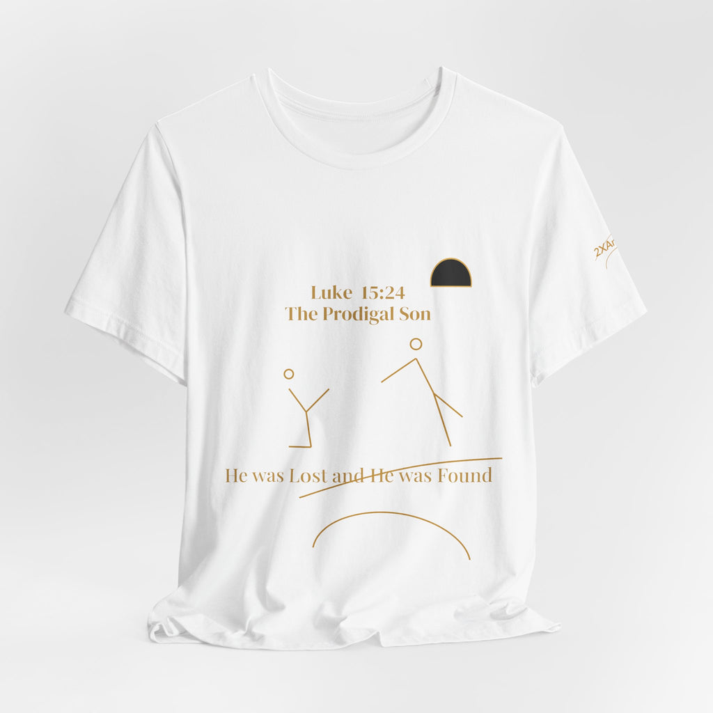2XArcLine Luke 15:24 “Lost & Found” Tee/Bible Verse