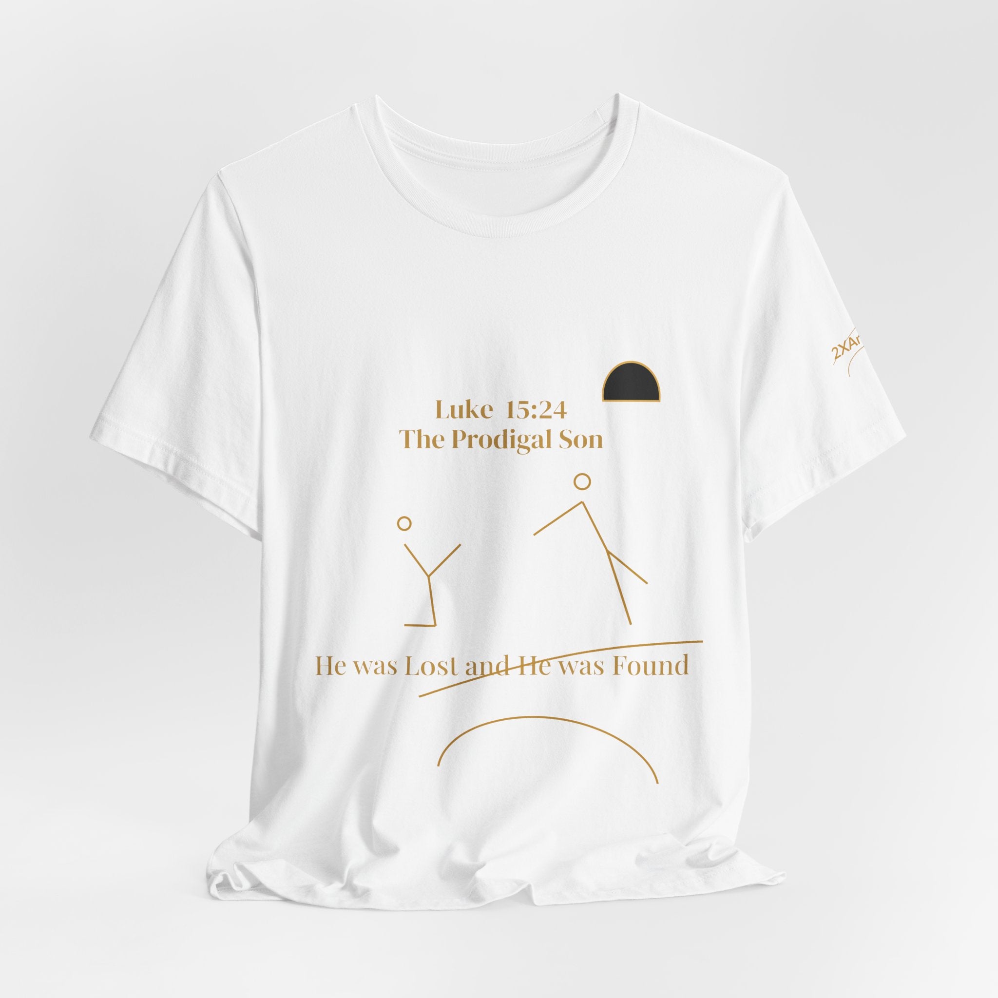 2XArcLine Luke 15:24 “Lost & Found” Tee/Bible Verse