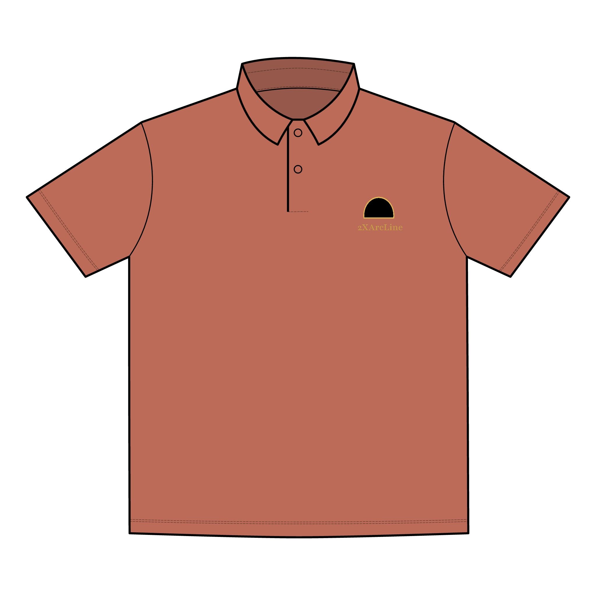 2XArcLine ArcDome Men’s Polo